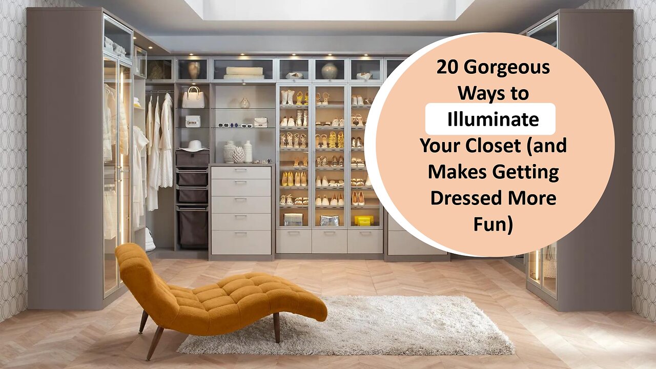 20 Gorgeous Wardrobe Lighting Ideas 2024 | Luxury Bedroom Wardrobe Decor