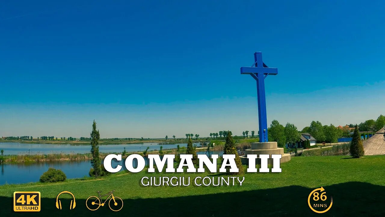 Comana forest ride | Soft house music | 4k Virtual Tour | 🇷🇴