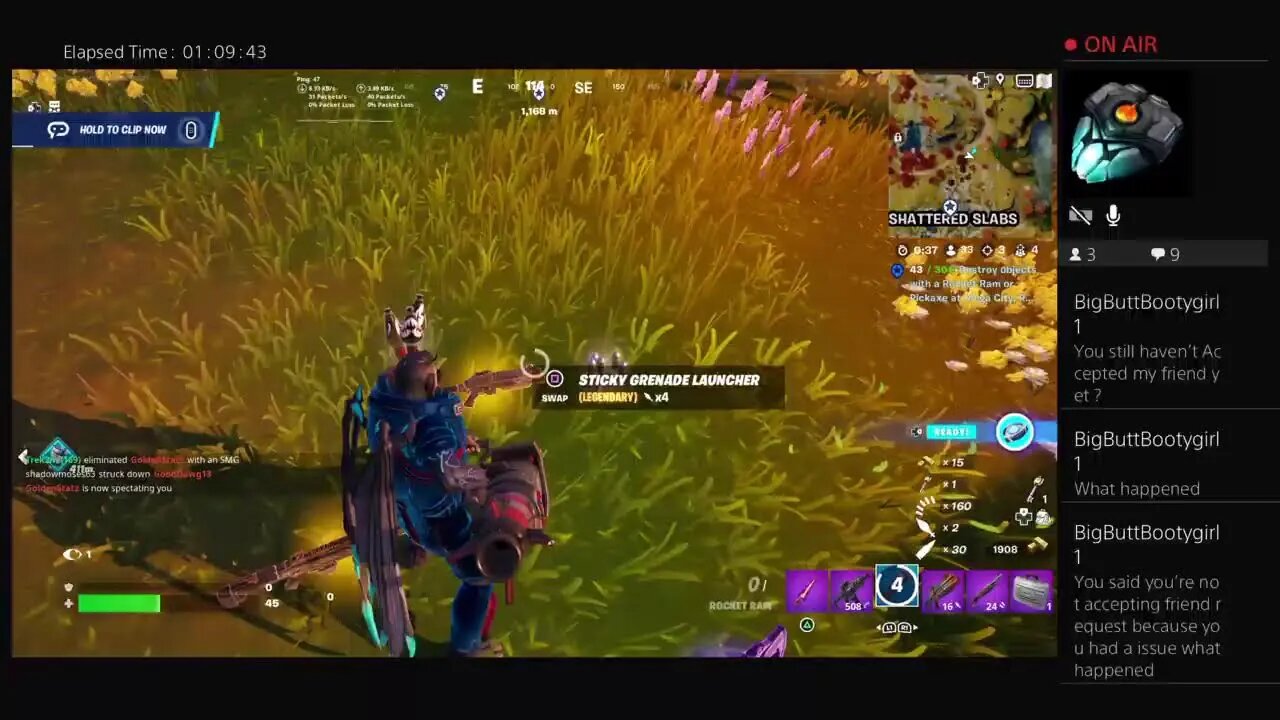 Welcome To I Don't Like P-V-P in any Game but Can't get Enough Fortnite with Trek2m Day 707