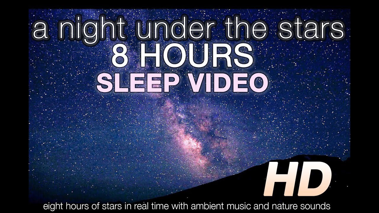 8 HOURS of STARSCAPES (4K) Stunning AstroLapse Scenes + Relaxing Music for Deep Sleep & Relaxation