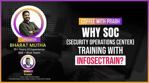 Why SOC (Security Operations Center) Training with Infosectrain?