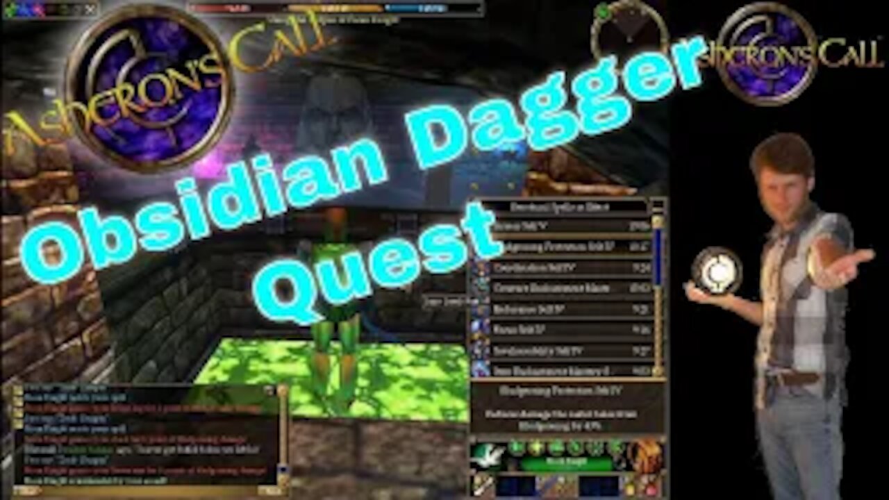 Just Playing Asheron's Call | Obsidian Dagger Quest | Seedsow Shard | With Chat