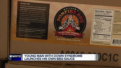 Dream big like Matthew did: Young man with Down Syndrome launches BBQ sauce business