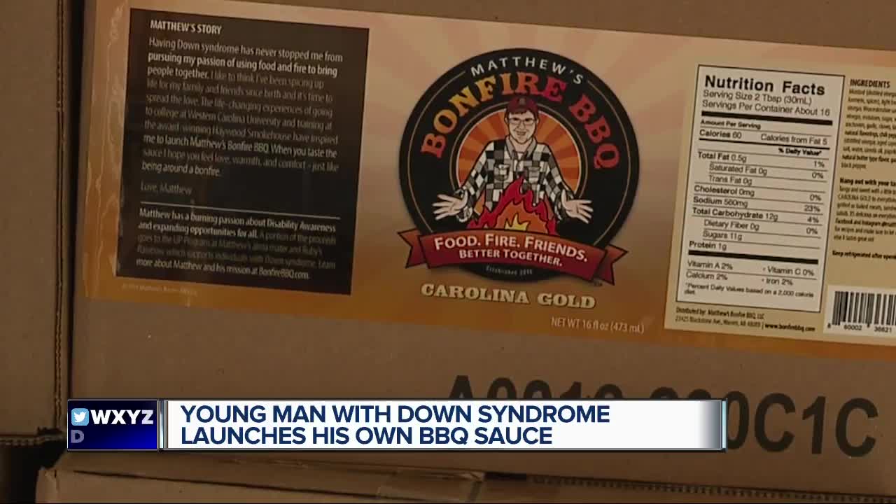 Dream big like Matthew did: Young man with Down Syndrome launches BBQ sauce business