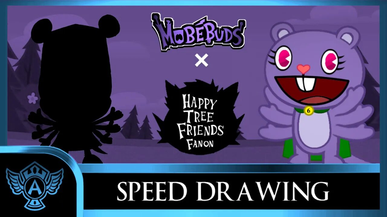 Speed Drawing: Happy Tree Friends Fanon - Ursula | Mobebuds Style