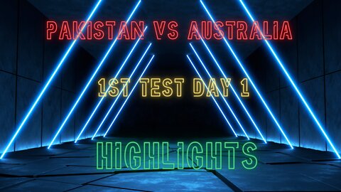 Full Highlights | Pakistan vs Australia | 1st Test Day 1