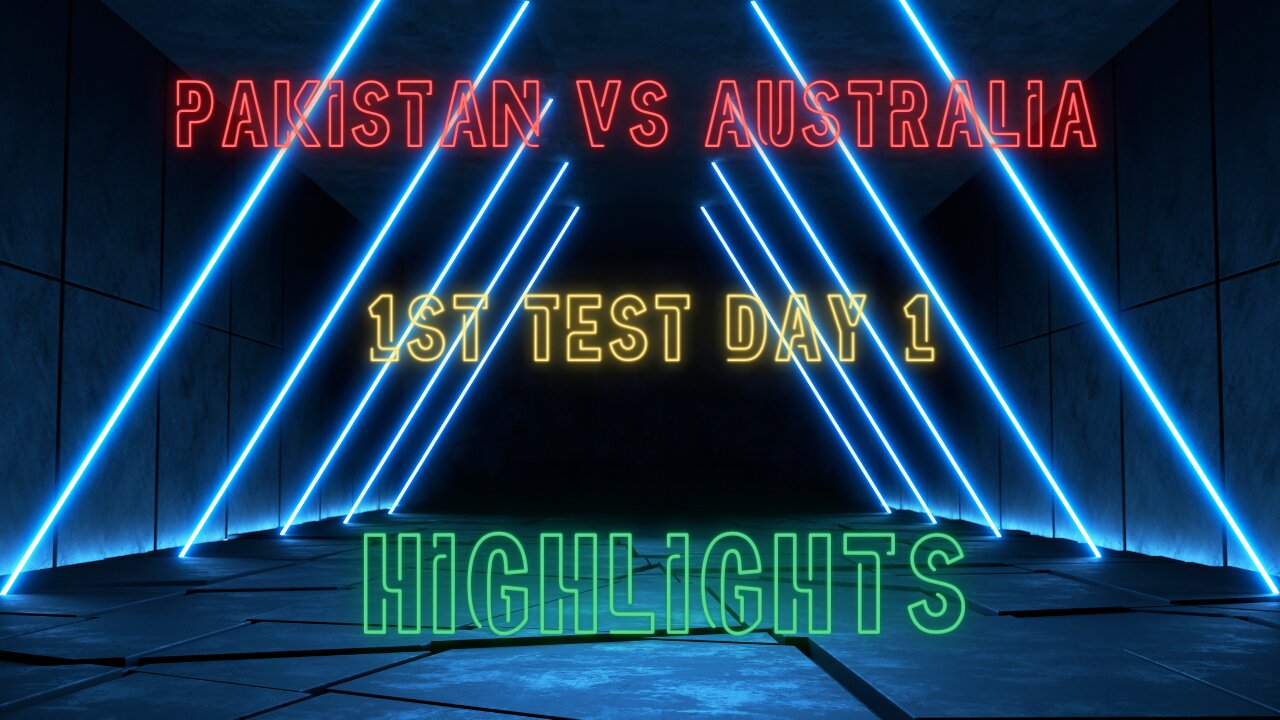 Full Highlights | Pakistan vs Australia | 1st Test Day 1