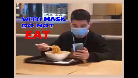 Eat up with mask