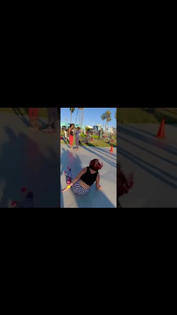 Rollerblading Is Fun Until You Meet The Ground! #MegaFails #Shorts