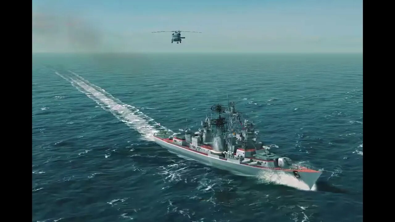 Helicopter Dropping Depth Charges on me - Cold Waters with Epic Mod