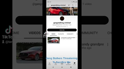 #gangstalkers threatening to sacrifice me