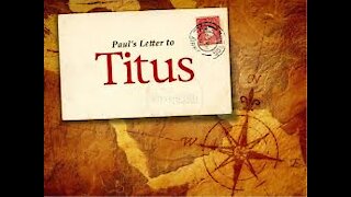 Study of the Book of Titus - 2