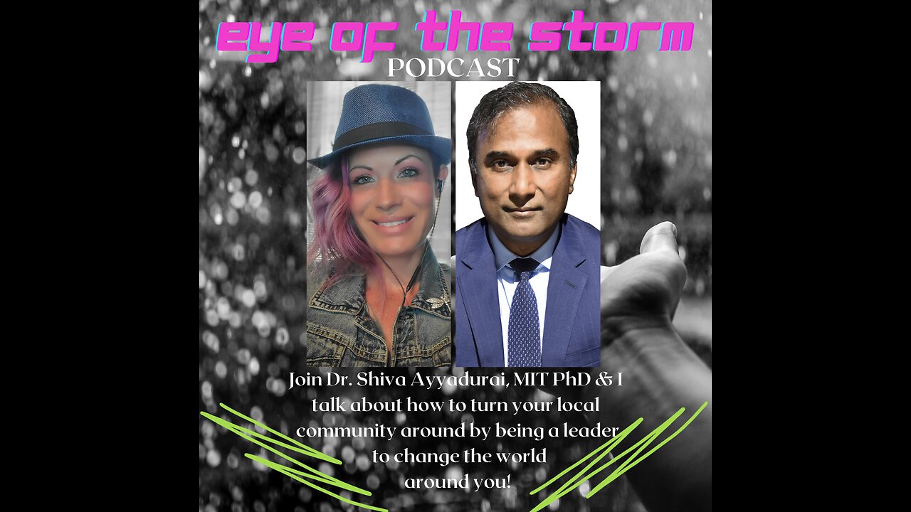 Eye of the STORM Podcast S1 E18 - 09/27/23 with Dr. Shiva Ayyadurai, MIT PhD