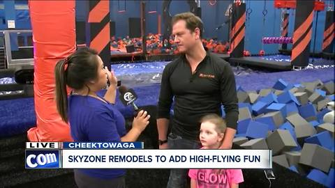 Enjoy Cheektowaga Sky Zone's new remodel