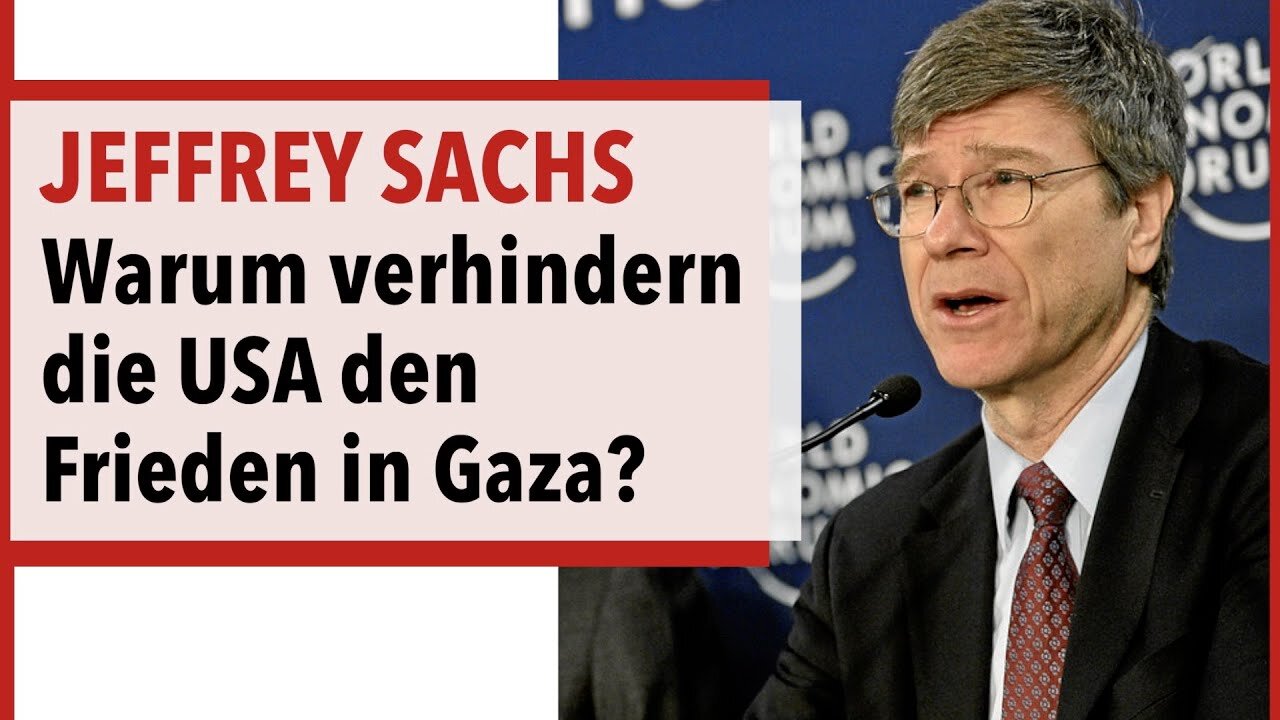 Prof. Sachs - Warum blockieren die USA einen Waffenstillstand zwischen Israel und der Hamas?🙈