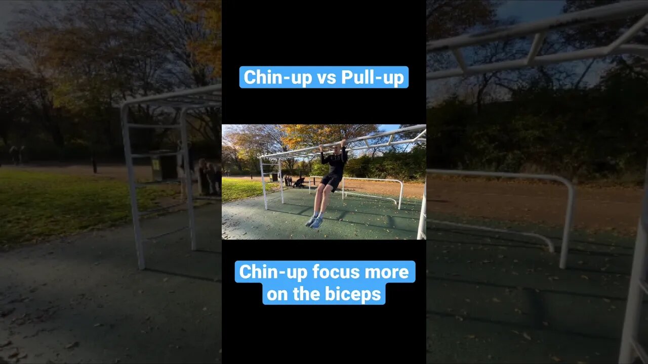 Chin-up vs Pull-up 💪 #bodyweight #workout #calisthenics #fyp #fypシ #shorts #pullups #chin-up