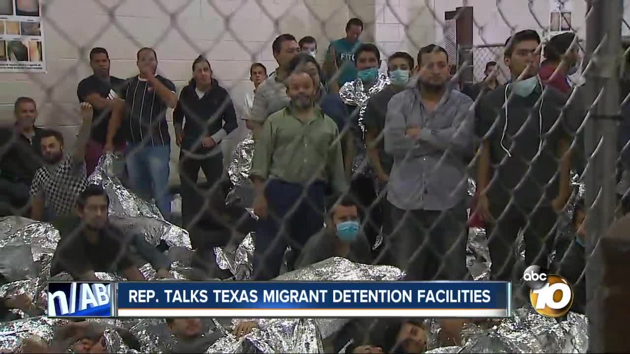 Rep. Scott Peters describes conditions in Texas migrant detention facility