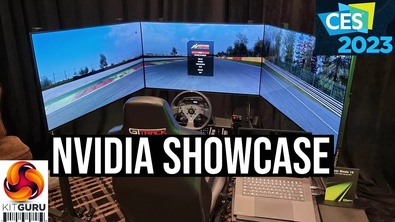 CES 2023: NVIDIA Showcase (& RTX 4090 laptop)