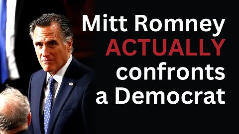 RARE SIGHTING: Mitt Romney ACTUALLY confronts a Democrat on her lies