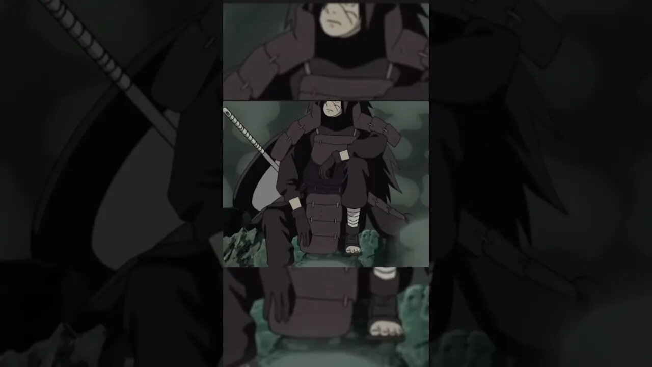 The COLDEST sitting pose in anime👀 #shorts #anime #madara