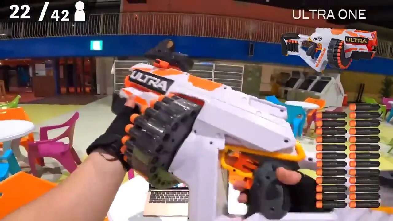 Nerf & War & & Amusement & Park & Battle & 4 & & Nerf First Person Shooter