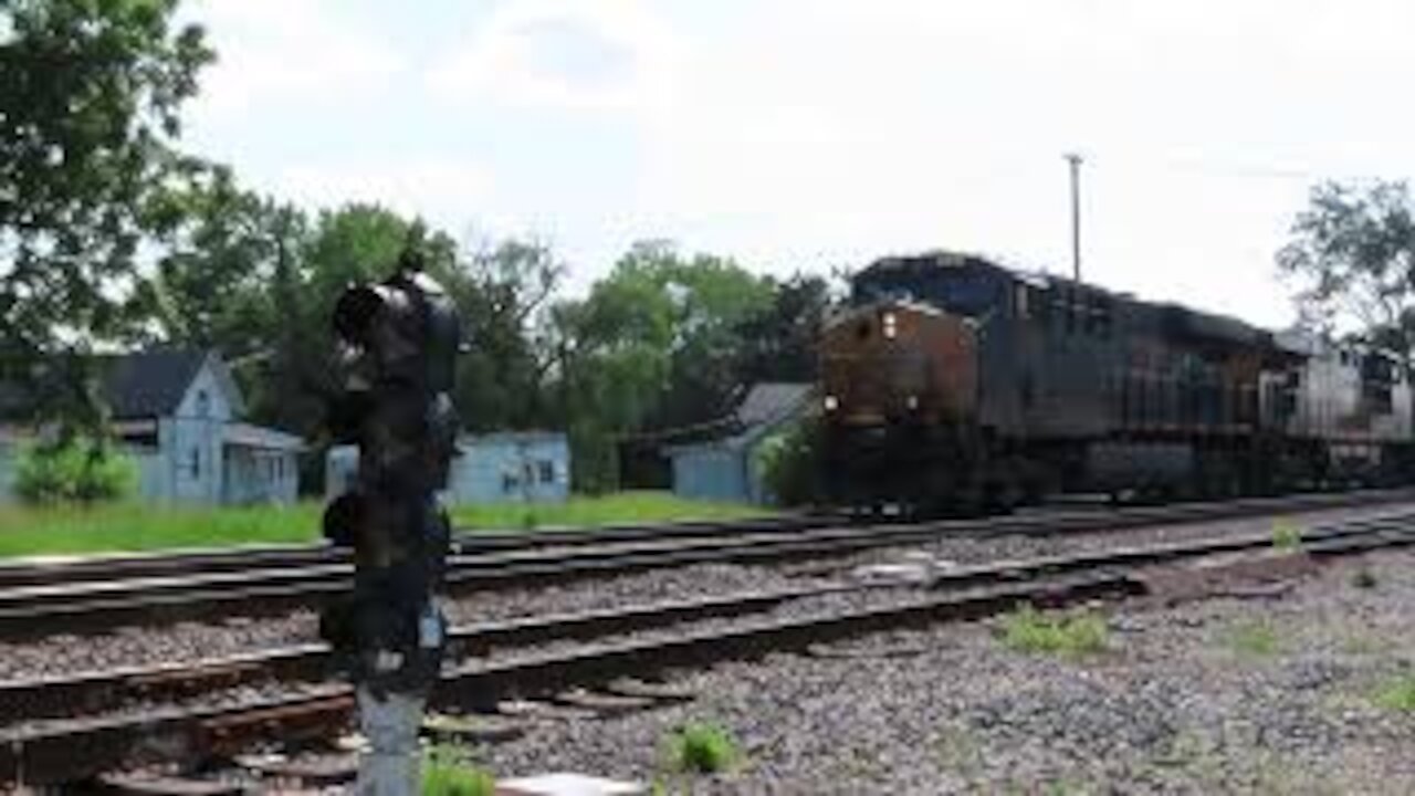 CSX E602 Empty Coal Train from Fostoria, Ohio June 12, 2021