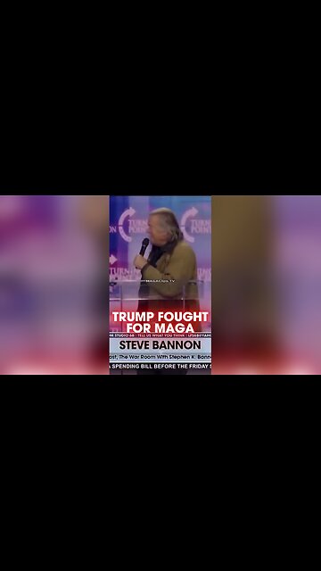 Steve Bannon: Trump Kept Fighting Because of You