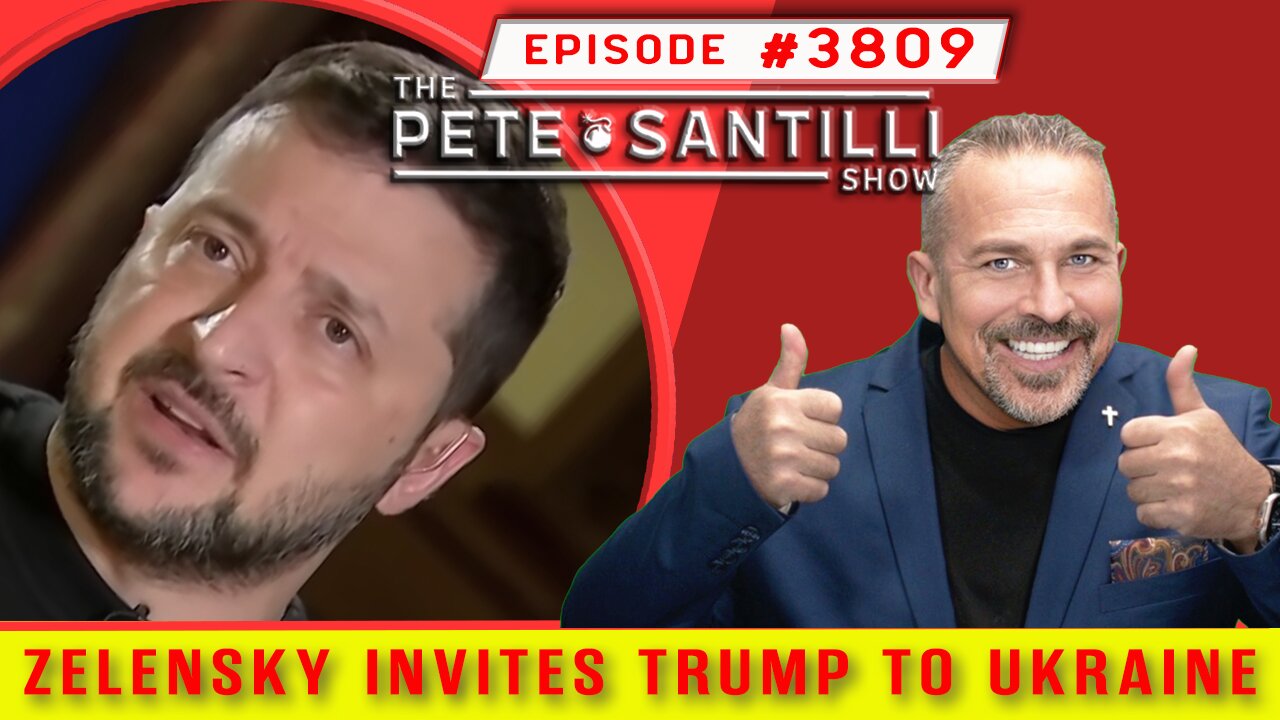 Zelensky Invites Trump To Ukraine & Negotiate End of War [THE PETE SANTILLI SHOW #3809 11.6.23@8AM]