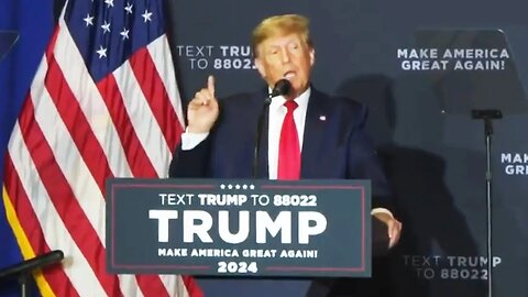 Swollen Trump stuns crowd with most pathetic speech in history