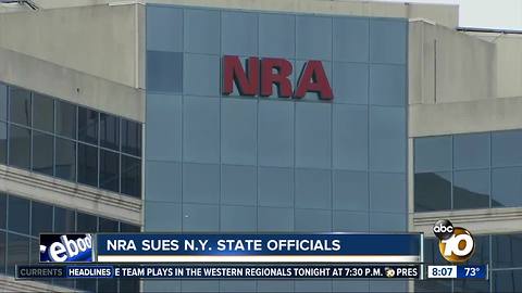 NRA sues N.Y. state officials