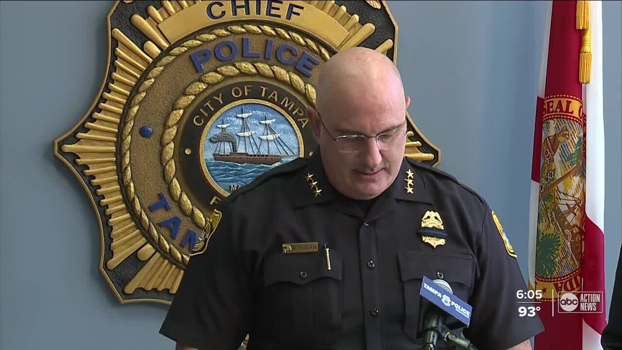 Tampa Police Chief Brian Dugan announces retirement