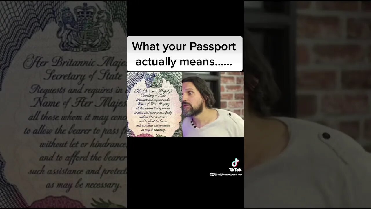 Your passport is more than just for international travel ~ Darren Deojee #jeremyclarkson #shorts