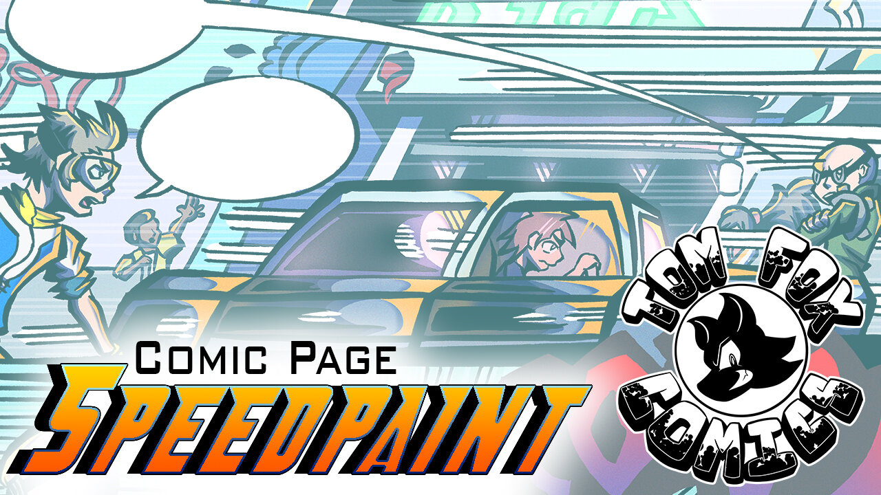 Aerodynamic Page 14 - Webcomic Speedpaint - TomFoxComics