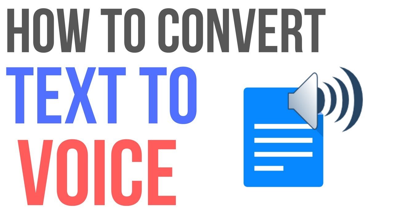 Text to Human voice | How to transform text to Voice |