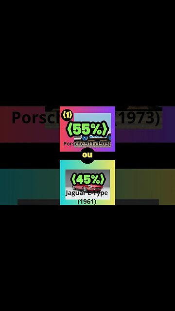 qual você prefere nos carros clássicos #shorts