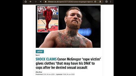 Conor Mcgregor "Sexual Assault, R*pe" Situation Reveal