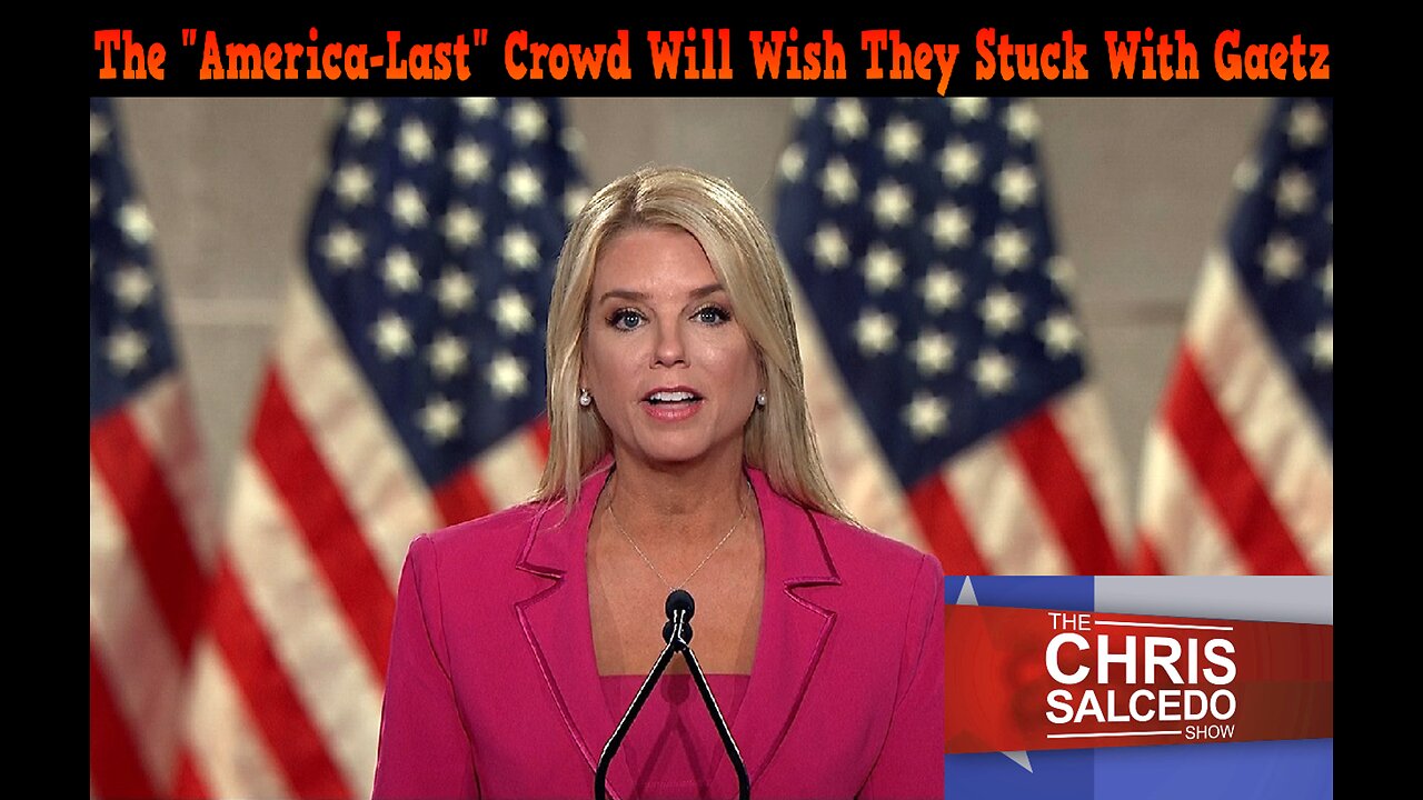 It's Pam Bondi For U.S. AG