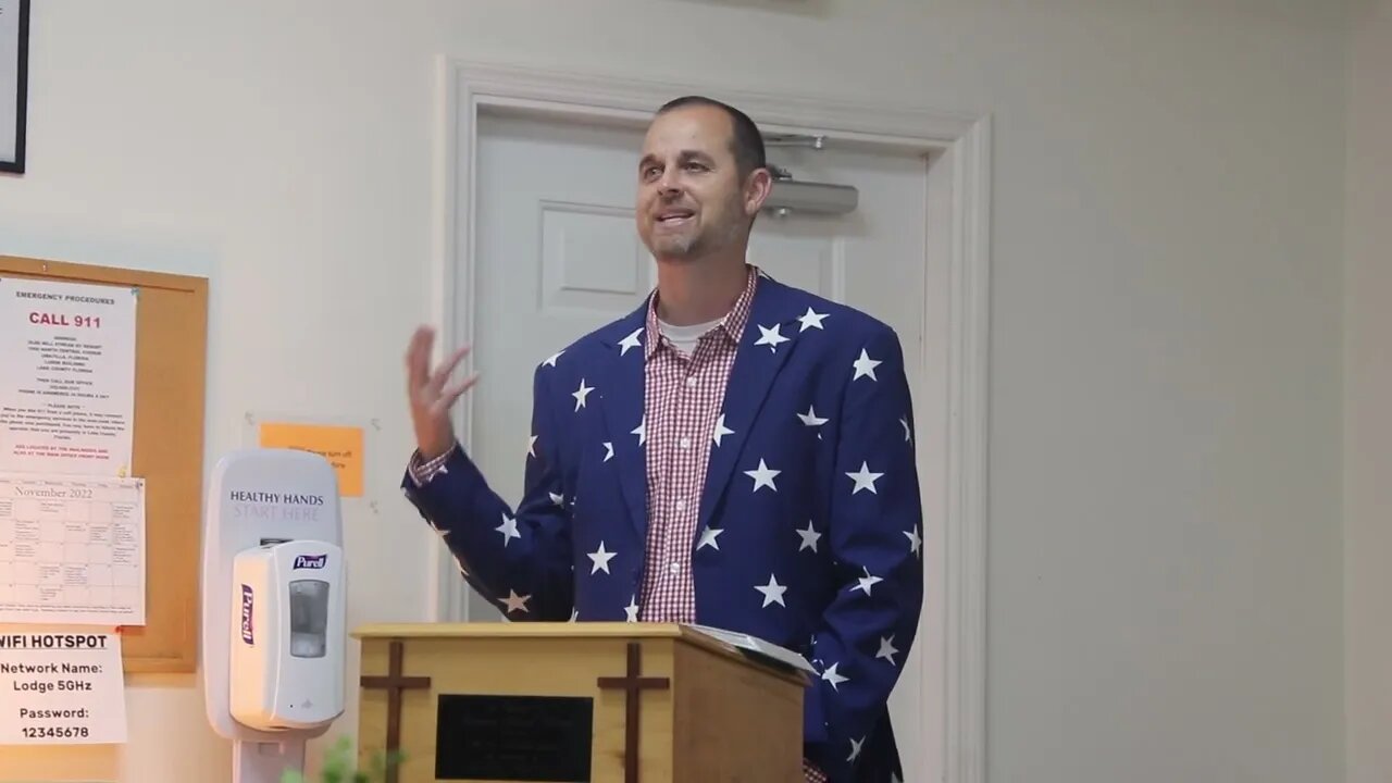 Pastor Brooks at Ken Redner's Memorial