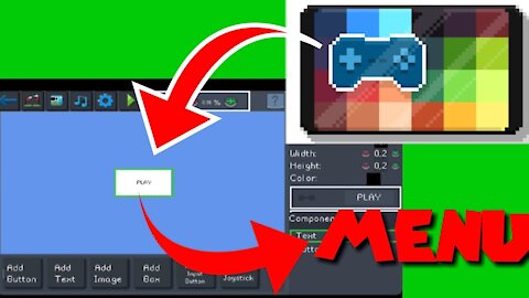 COMO CRIAR UM MENU NO POCKET GAME DEVELOPER BETA | TUTORIAL #1