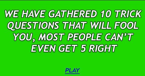 Can you get more than 5 right?