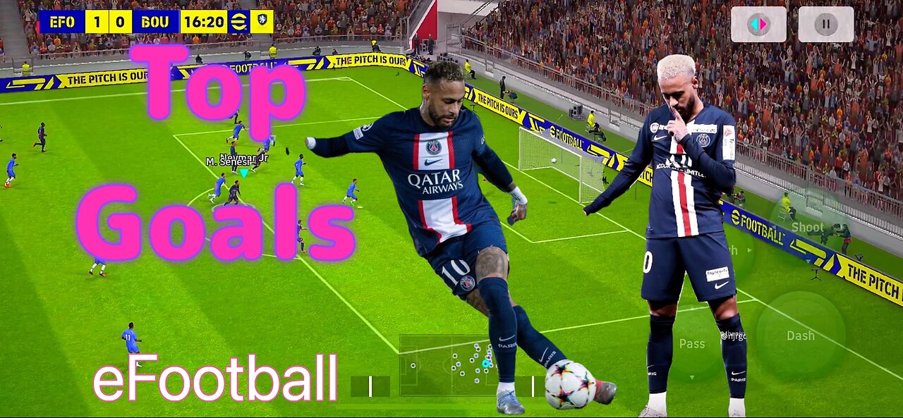 High quality goal | eFootball Neymar jr 👑🐐