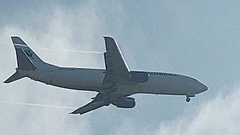 Boeing 737-400F PR-SDV vindo de Belo Horizonte para Fortaleza