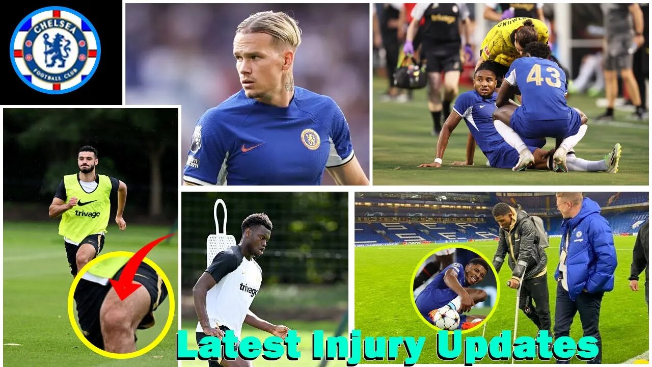 Latest Chelsea Injury Updates, Latest Chelsea News Now, Nkunku, Broja, Mudryk, Fofana, Chukwuemeka