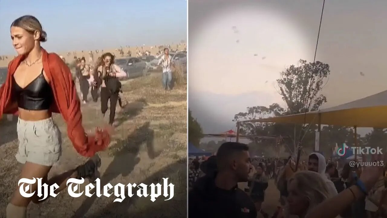 Israel terror as Hamas encircle, fire guns into and kidnap Israeli festival goers