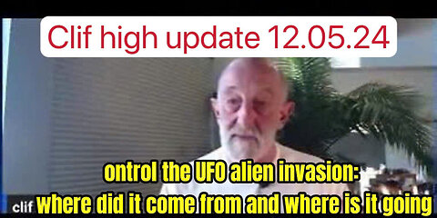 JEAN CLAUDE - CLIFF HIGH, JORDAN SATHER 12.05.24 Control the UFO alien invasion