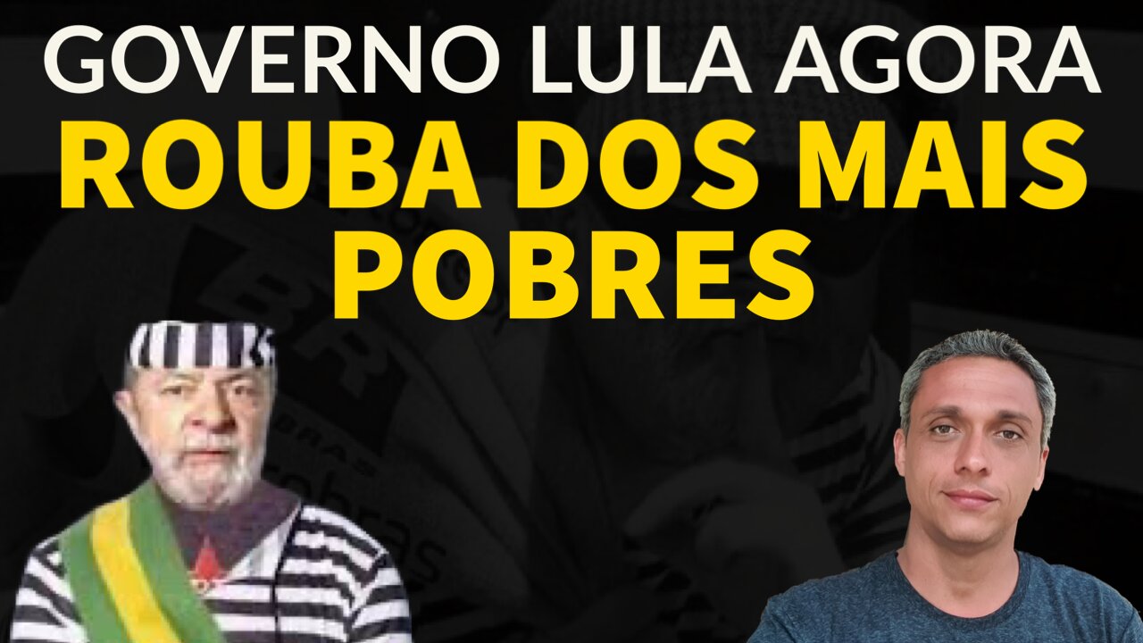 Mais um escândalo do PT - LULA comete estelionato e rouba dos mais pobres