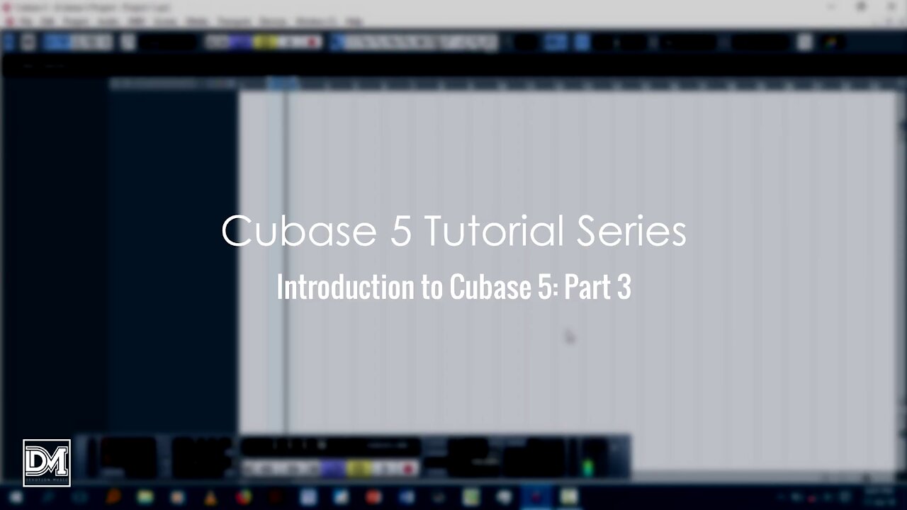 Cubase 5 Tutorial_Introduction Part 3 --- Using Cubase sounds and additional VSTs --- [Amharic_አማርኛ]