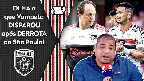 "É PREOCUPANTE! O São Paulo NÃO PODE SE APEQUENAR e..." Vampeta DISPARA após 1 a 0 do Fortaleza!