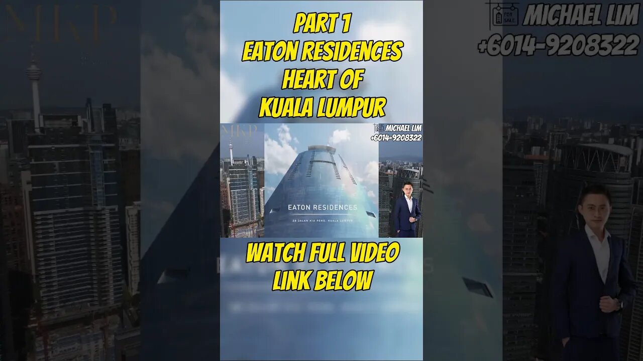 Part 1 Eaton Residences | Heart of Kuala Lumpur #shorts #short #shortvideo #shortsvideo #shortsfeed