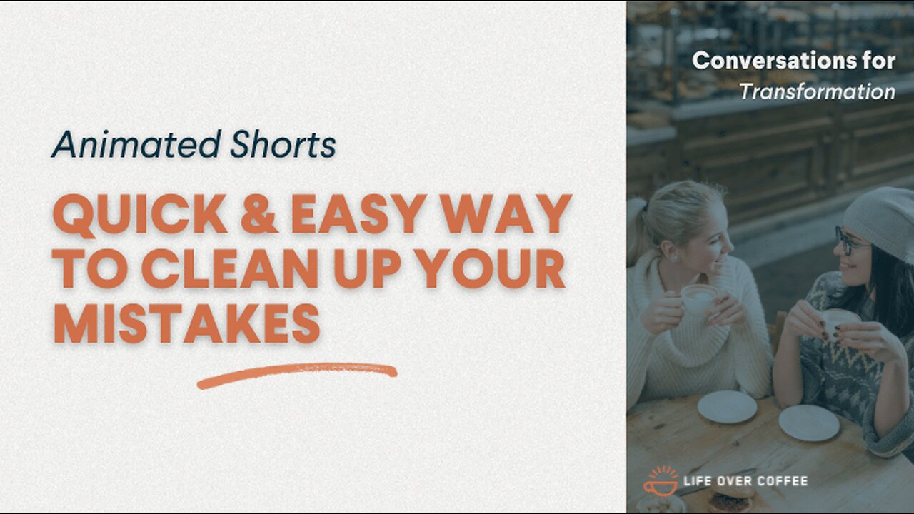 Quick & Easy Way to Clean Up Your Mistakes